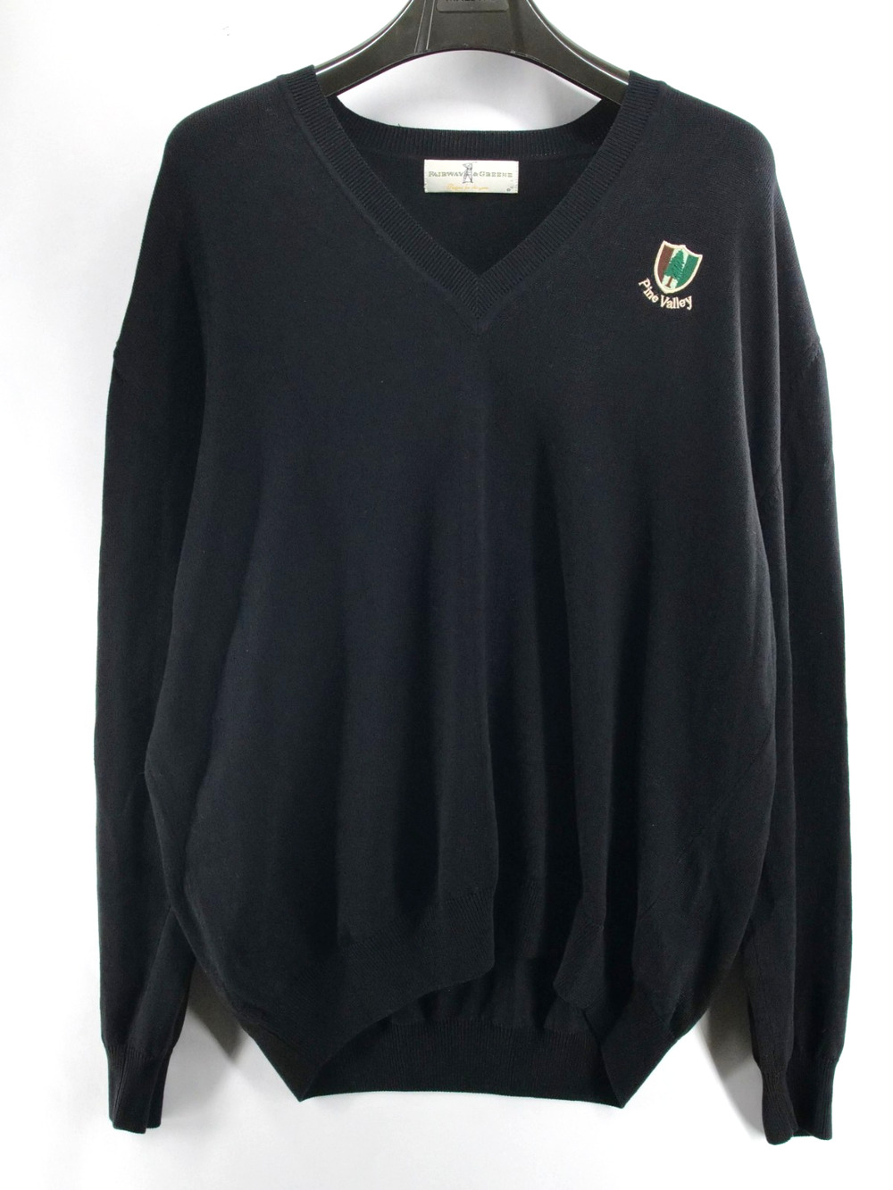 Fairway & Greene Sweater Mens XL Back Pine Valley V Neck Golf Pullover Pima